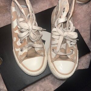 Camouflage High-Top Sneakers